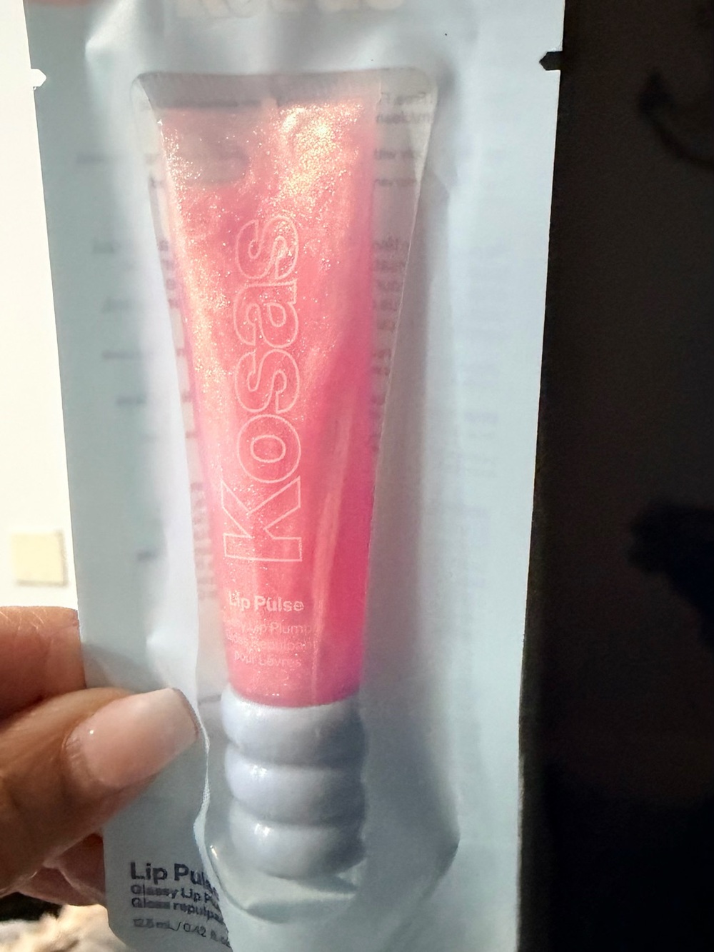 Kosas Pink Shimmer Lip Pulse Gloss